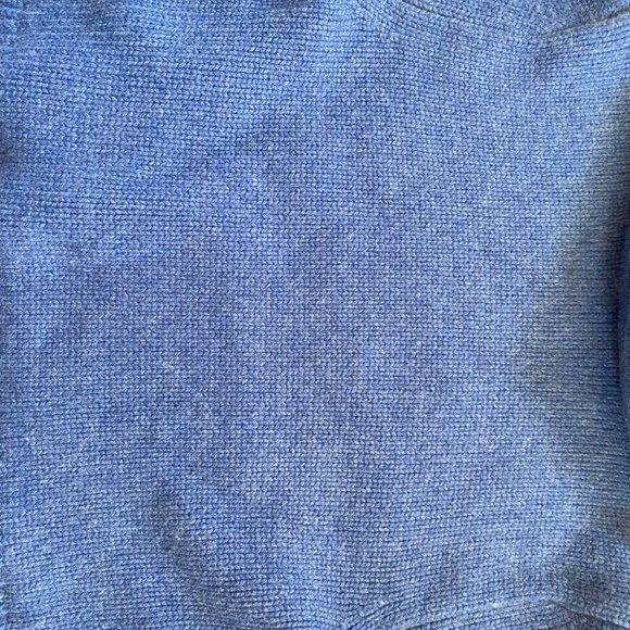 Khaite Josephine Cashmere Knit Hoodie Sweater in Blue - Picture 4 of 12